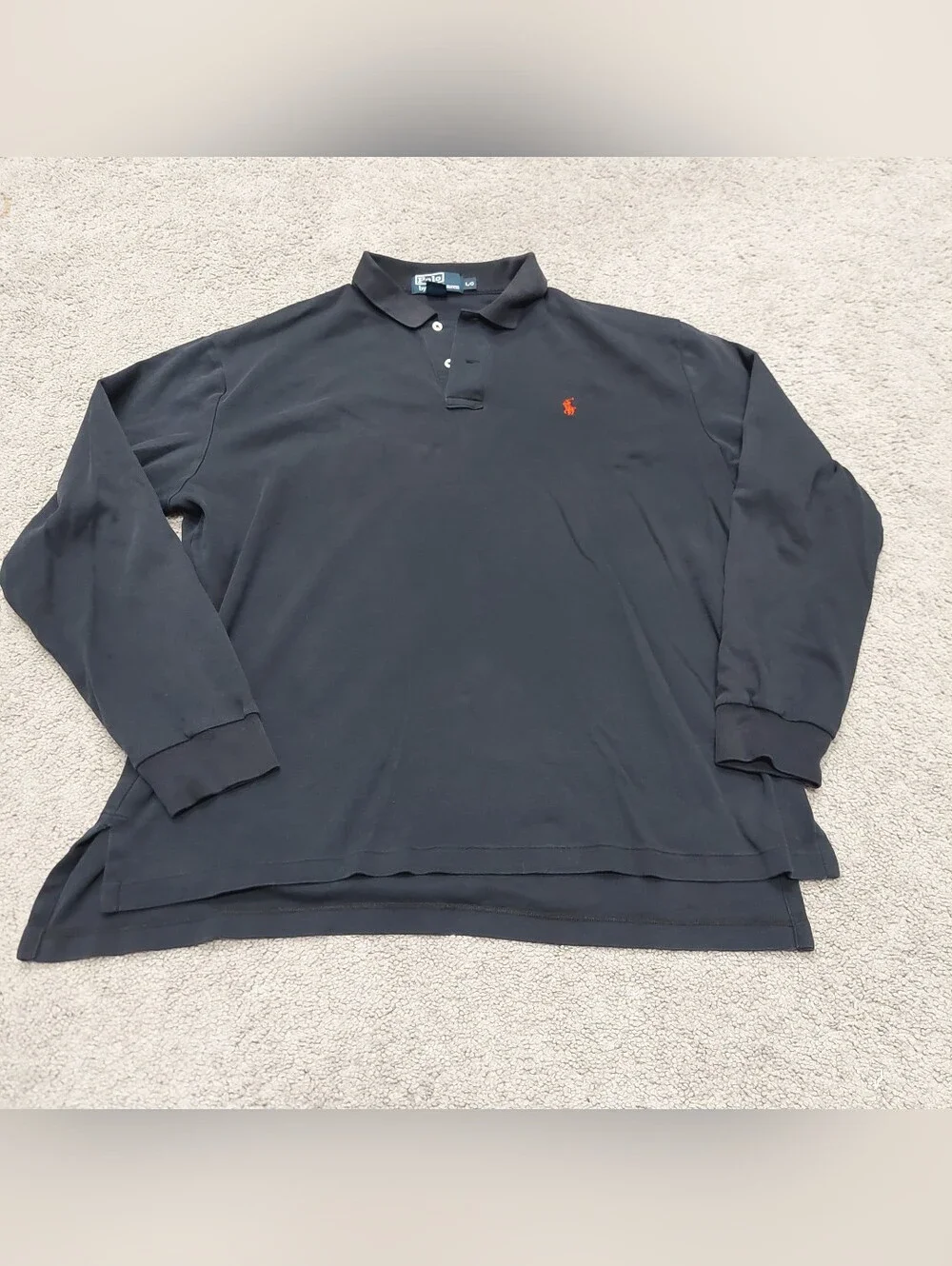 Polo by Ralph Lauren Long sleeve Polo Shirt Large black with red pony